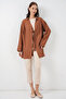 Women's Casual Lace-Up Kimono 5981 - Tan - 2