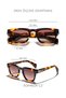 Eoh4024 C2 Leopard Acetate Unisex Sunglasses - 4