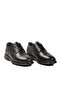 Black Genuine Leather Men's Casual Shoes - 3