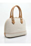 Original Justpolo Small Size 2-Compartment Embossed Leather Gold Chain Women's Shoulder Bag 4076 - 4