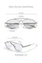 Eoh4022 C3 Silver Metal Unisex Sunglasses - 4