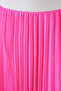 8009 Leather-Look Pleated Skirt - Fuchsia - 6