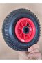 200X40 mm Plastic Wheelbarrow Load-Carrying Cart Caster Wheel with Bushing Puffer Bellows Inner Tire Caster Wheel - 5