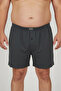 شورت رجالي مقاس كبير وعادي 100% قطن، عبوة من 3 قطع بأزرار، موديل مريح، لون أنثراسايت - بيراك - 3