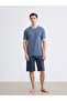 Ozmarka New Season Standard Fit Plaid Men's Pajama Set - 3