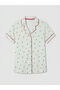 I Shirt Roba Collar Strawberry Printed Maternity Pajama Set from Freezen Store - 3