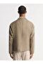 Lcw Vision Beige Standard Fit Velvet Collar Men's Jacket - 6