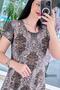 Crew Neck Viscose Dress 6Y051 - 4