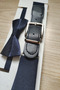 Boys' Belt and Bow Tie Set with Elastic Adjustable Features, Suitable for Ages 1-14 - 2