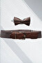 Boys' Belt and Bow Tie Set with Elastic Adjustable Features, Suitable for Ages 1-14 - 4