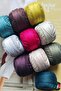 100% Cotton No:6 Lace Thread 25Gr Set of 9 - 2