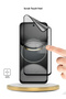 Tecno Spark 30C 4G/5G 2024 Premium Nano Ceramic Full Glue Full Cover Matte Flexible Clear/Black - 4