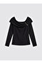 Original Boat Neck Gathered Blouse - 5