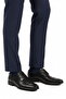 Black Genuine Leather Lace-Up Men's Classic Shoes