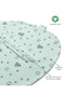 Organic Cotton Baby Swaddle Sleeping Bag 0.3 Tog - Minty - 2