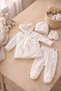 5-Piece Butterfly Detailed Newborn Baby Girl Hospital Discharge Set / Baby Girl Bodysuit Set - 2