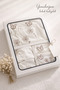 5-Piece Butterfly Detailed Newborn Baby Girl Hospital Discharge Set / Baby Girl Bodysuit Set - 4