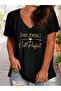 Women's Mix Printed V-Neck Sleeved Regular Fit T-Shirt