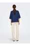 Loose Casual Short Sleeve Denim Shirt - 2