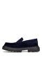Elit Vra466S Men's Genuine Leather Casual Shoes Navy Blue - 3