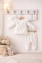 5-Piece Butterfly Detailed Newborn Baby Girl Hospital Discharge Set / Baby Girl Bodysuit Set - 6