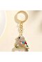 Purple Shinny Bird Keychain
