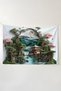 Valley of Peace Gamer Room Wall Covering – Anime & Fantasy Design, Setup Decor, Large Size