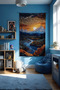 Valley of Peace Gamer Room Wall Covering – Anime & Fantasy Design, Setup Decor, Large Size - 3
