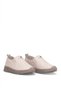 Elit Asmrt002-T Women's Genuine Leather Casual Shoes Beige - 6