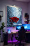 Red Tree Wall Covering – Large Size Tapestry Wall Rug Sq, Game Anime Movie Room Decor - 2