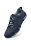 Gr0478 Genuine Nubuck Leather Örümcek Rubber Sole Navy Blue Shoes Suitable for Long-Term Use Sneakers - 7