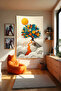 The North Kaio Planet Room Captivates – Anime Wall Covering, Oversized Tapestry, Impressive - 4