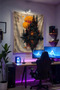 Lake View Wall Covering – Large Size Tapestry Wall Rug Sq, Game Anime Movie Room Decor - 2