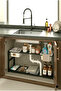 Expandable Shelf with 2 Plastic Baskets Adjustable Kitchen Organizer Bathroom Organizer - 6