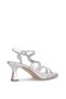 Elit Mst954C Women's Classic Heeled Shoes Silver - 4