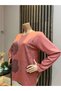 Women's Middle Age and Above Baguette Stone Mother Combed Cotton Blouse - 2