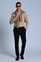 Men's Relax Fit Comfortable Cut 100% Cotton Long Sleeve Crew Neck Basic T-Shirt - 6