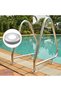 2.48 inch Base Pipe Cover Flange Plates Stainless Steel Escutcheon for Tube Ladder Handrail - 5