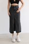 Women's High Waist Slit Long Denim Skirt Trend Denim Bnj-764