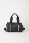 Women's Black Lily Cylinder Zipper Closure Column Strap Handbag and Shoulder Bag