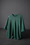 Men's Green Oversized Wash Effect Basic Tshirt