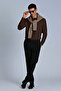 Men's Relax Fit Comfortable Cut 100% Cotton Long Sleeve Crew Neck Basic T-Shirt - 5