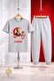 Children's Ata Hilal 2Li Cocuk 23 April Printed T-Shirt Sweatpants Set