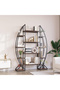 Free Standing Tall Bookshelves Storage for Books and Multifunctional for Living Room Bedroom Office - 4