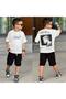 Boy's Printed T-Shirt and Shorts Set - Summer Comfortable 2-Piece Sports Combination 11696B - 4