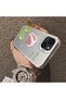 iPhone 13 Mini Compatible Protection Case Hard Back Cover Stretchy Silicone Edged Beautiful Printed - 4