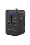 Dual Port Universal Travel Charger PD 20W QC 18W with USB-C & USB-A for 150+ Countries
