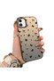 iPhone 12 Mini Compatible Hard Acrylic Back Silicone Edge Lens Protection Butterfly Case