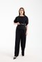 Women's Waist Belt Detail Short Sleeve Stylish Blouse - 6