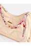 Women’s Quilted Shoulder Crossbody Bag – Beige - 2